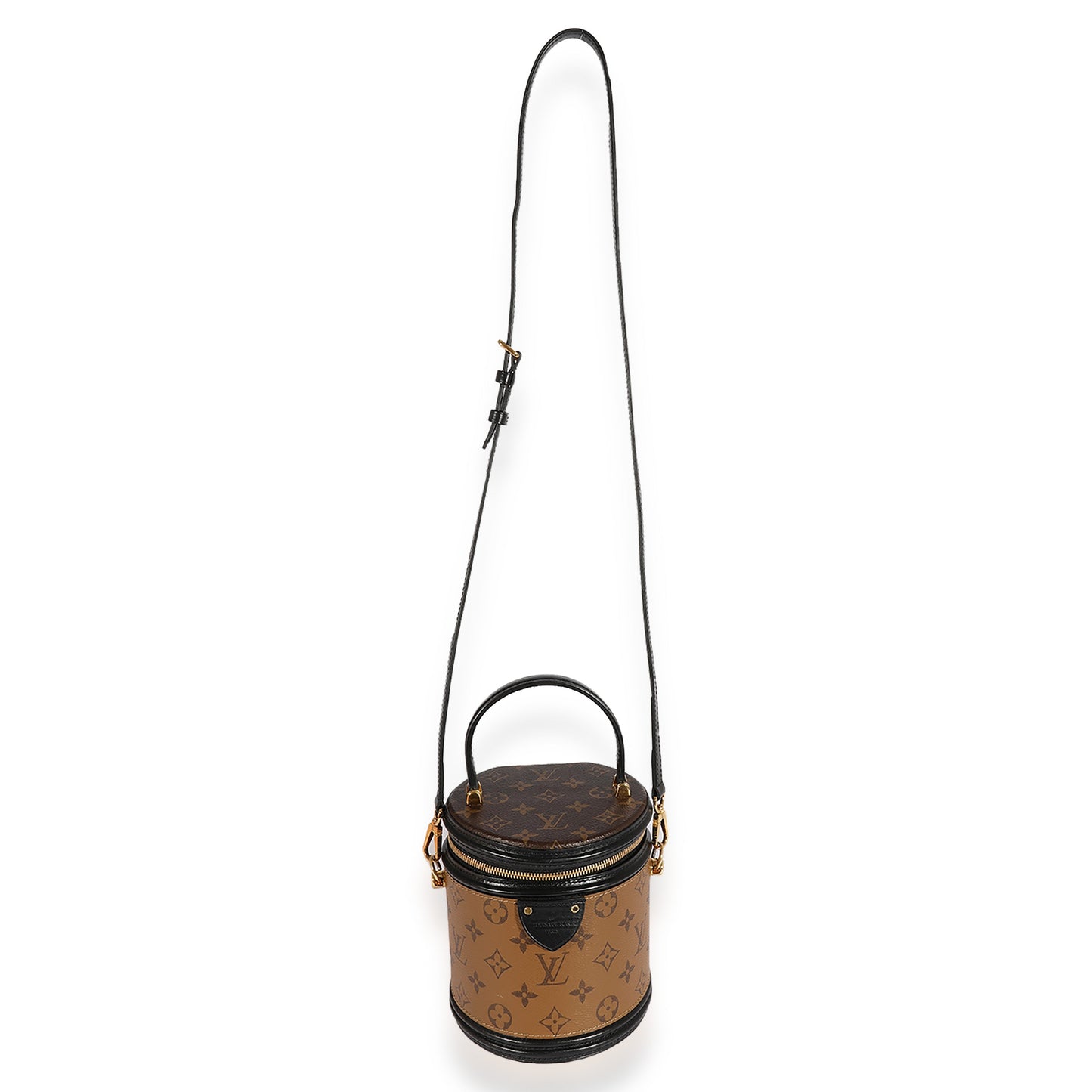 Louis Vuitton Louis Vuitton Monogram Reverse Canvas & Black Calfskin Cannes