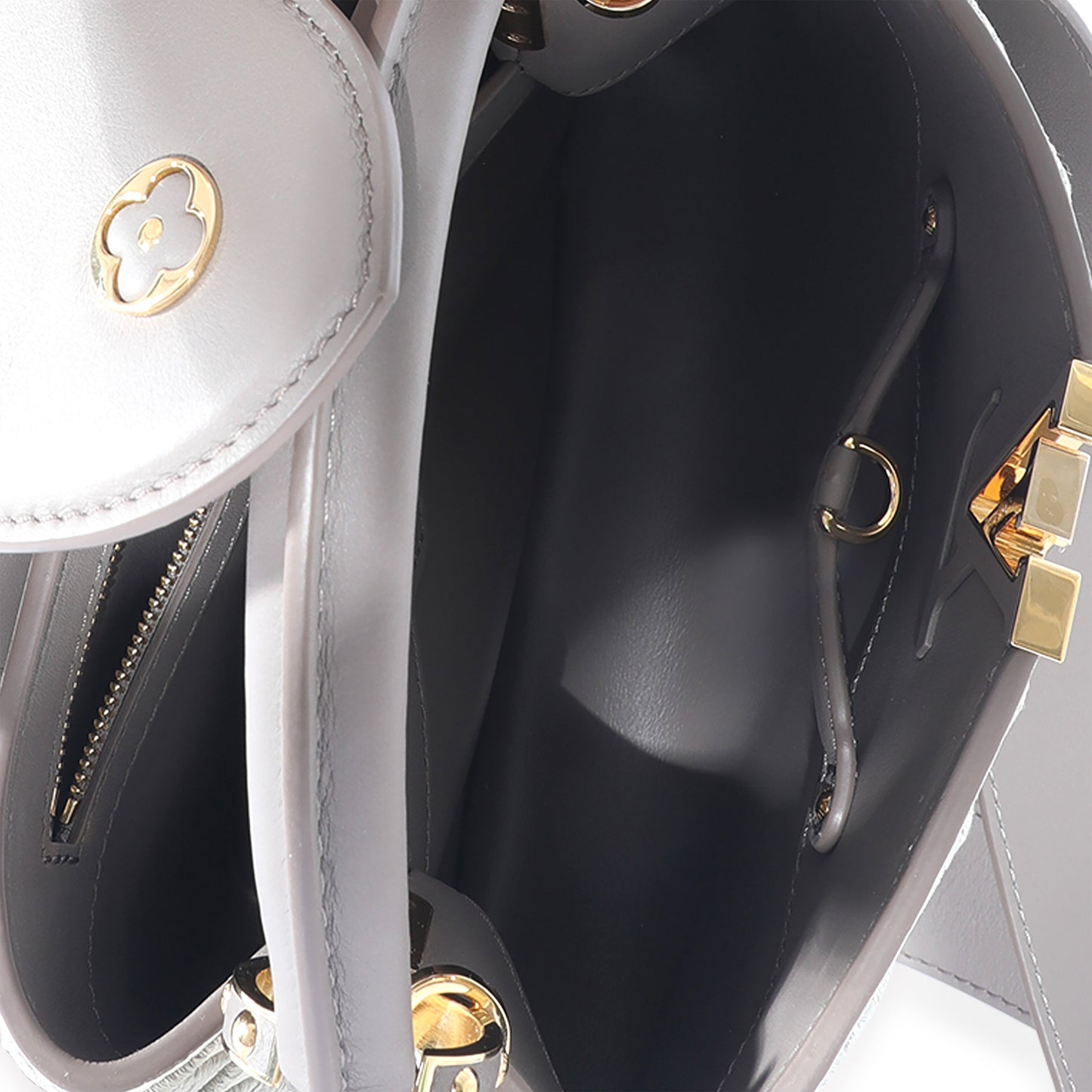 Louis Vuitton Louis Vuitton Taupe Leather Since 1854 Capucines BB
