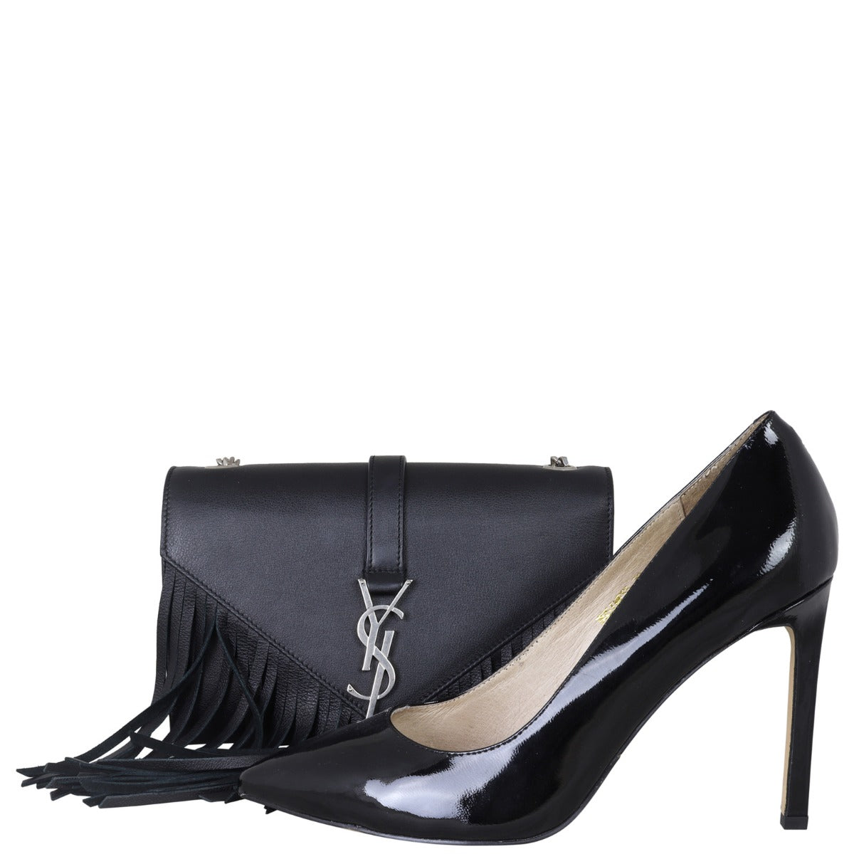Saint Laurent Monogram Fringe Chain Bag
