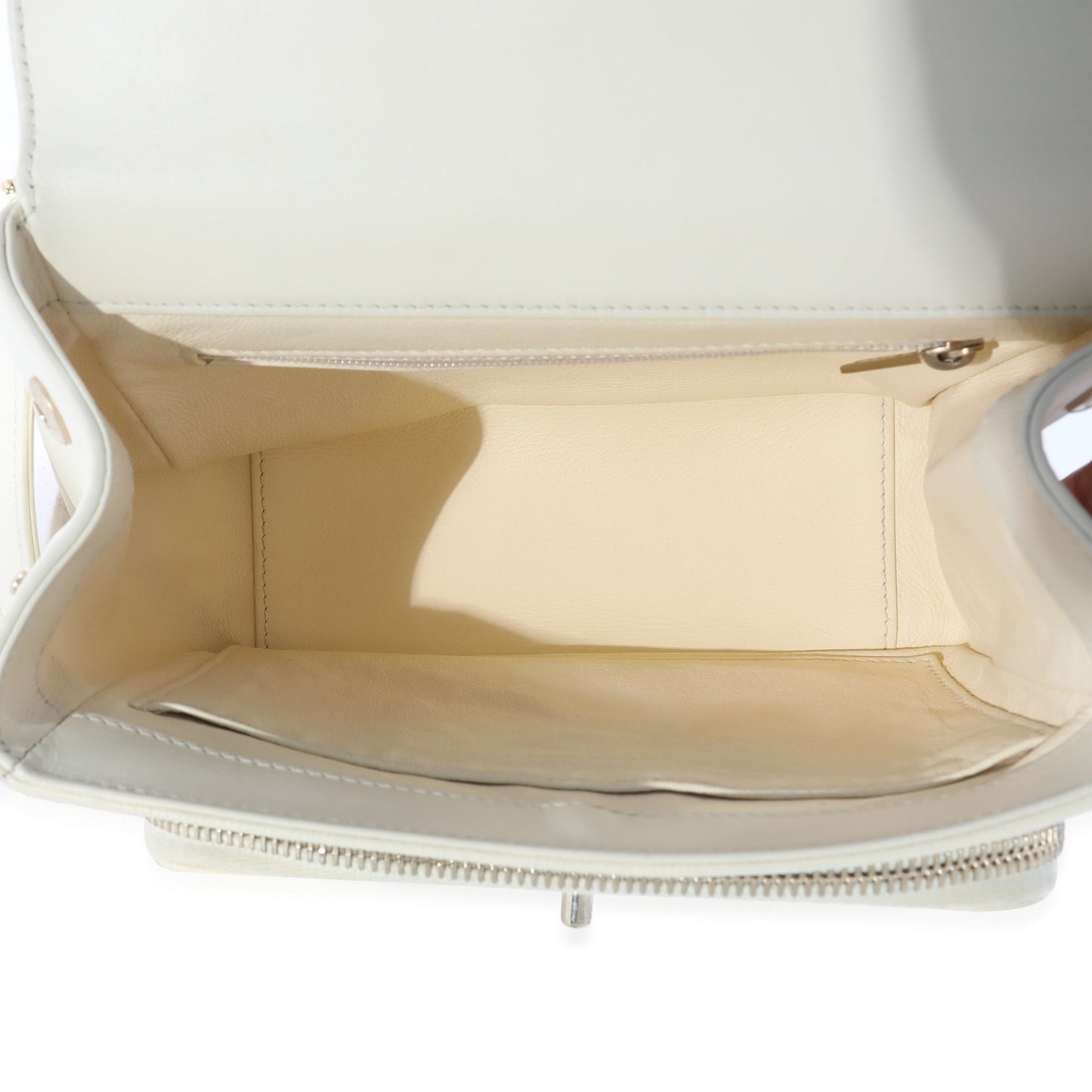 Chanel Cream Caviar Mini Business Affinity Flap