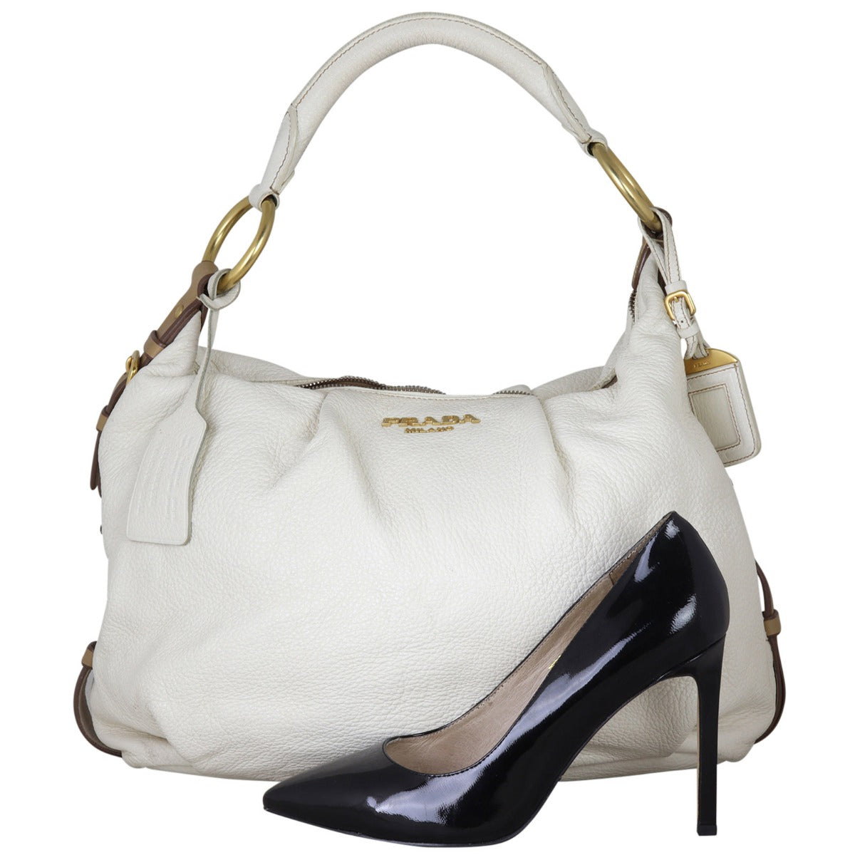 Prada Vitello Daino Hobo