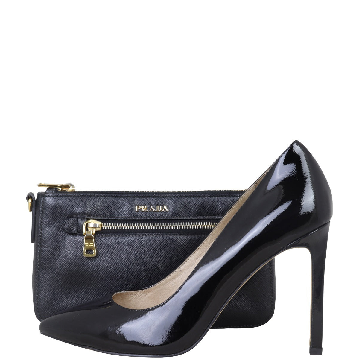 Prada Saffiano Zip Crossbody Bag