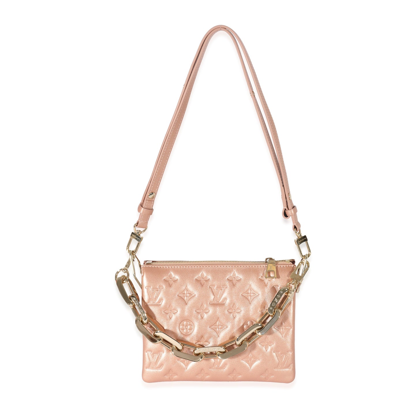 Louis Vuitton Louis Vuitton Lambskin Pink Gold Coussin BB H27