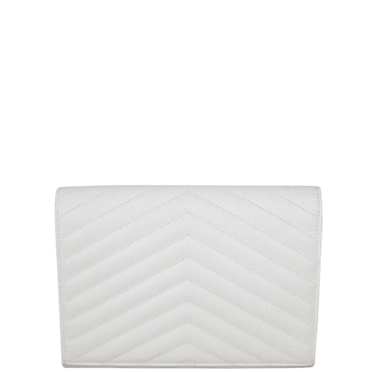 Saint Laurent Cassandre Flap Wristlet Pouch