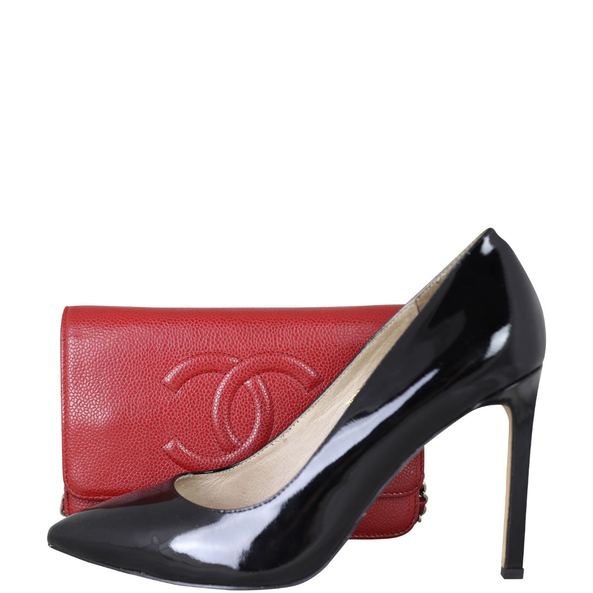 Chanel Timeless Wallet on Chain | Red