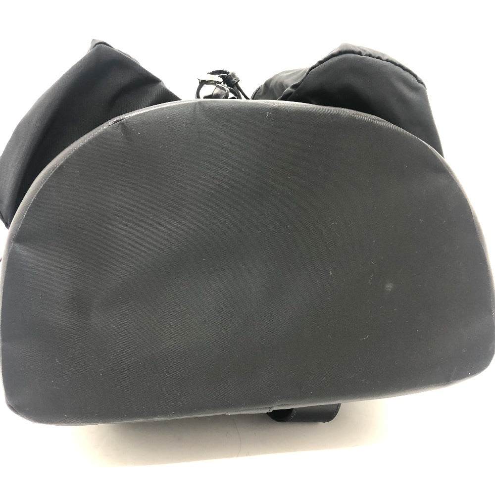 PRADA Backpack ï¼¶130 Nylon black Double pocket