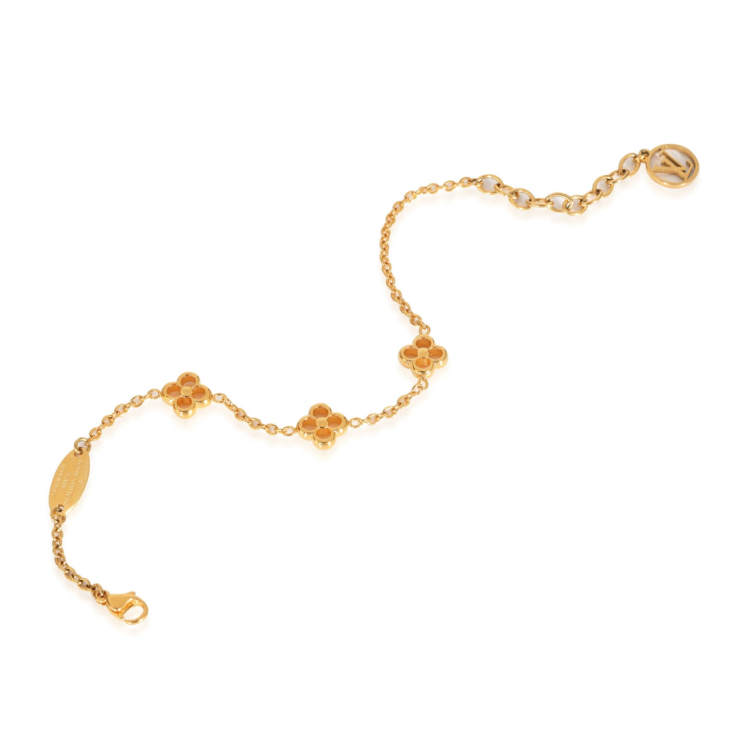Louis Vuitton Louis Vuitton Flower Station Gold Tone Bracelet