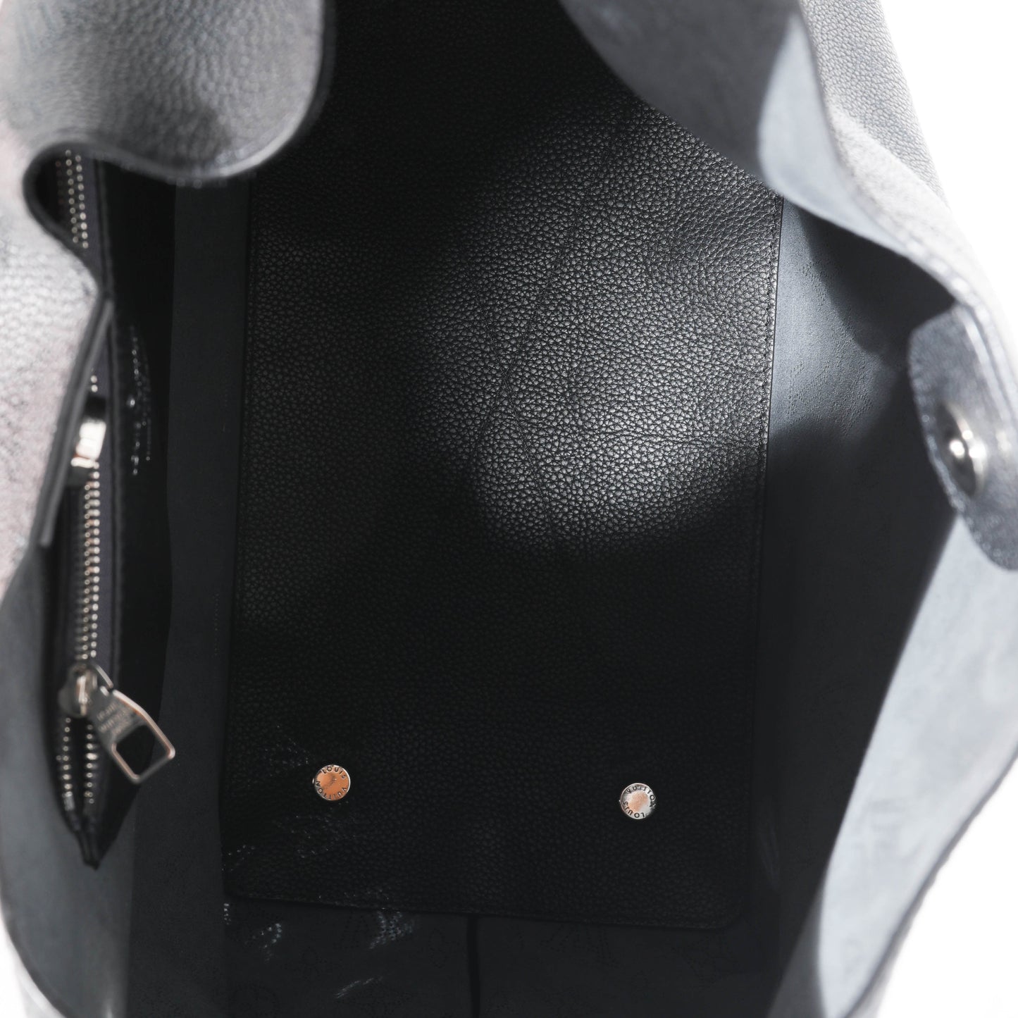 Louis Vuitton Louis Vuitton Black Mahina Carmel Hobo