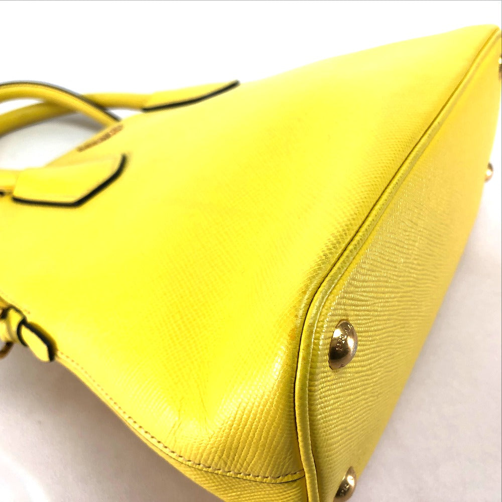 PRADA Handbag BL0902 leather yellow Women