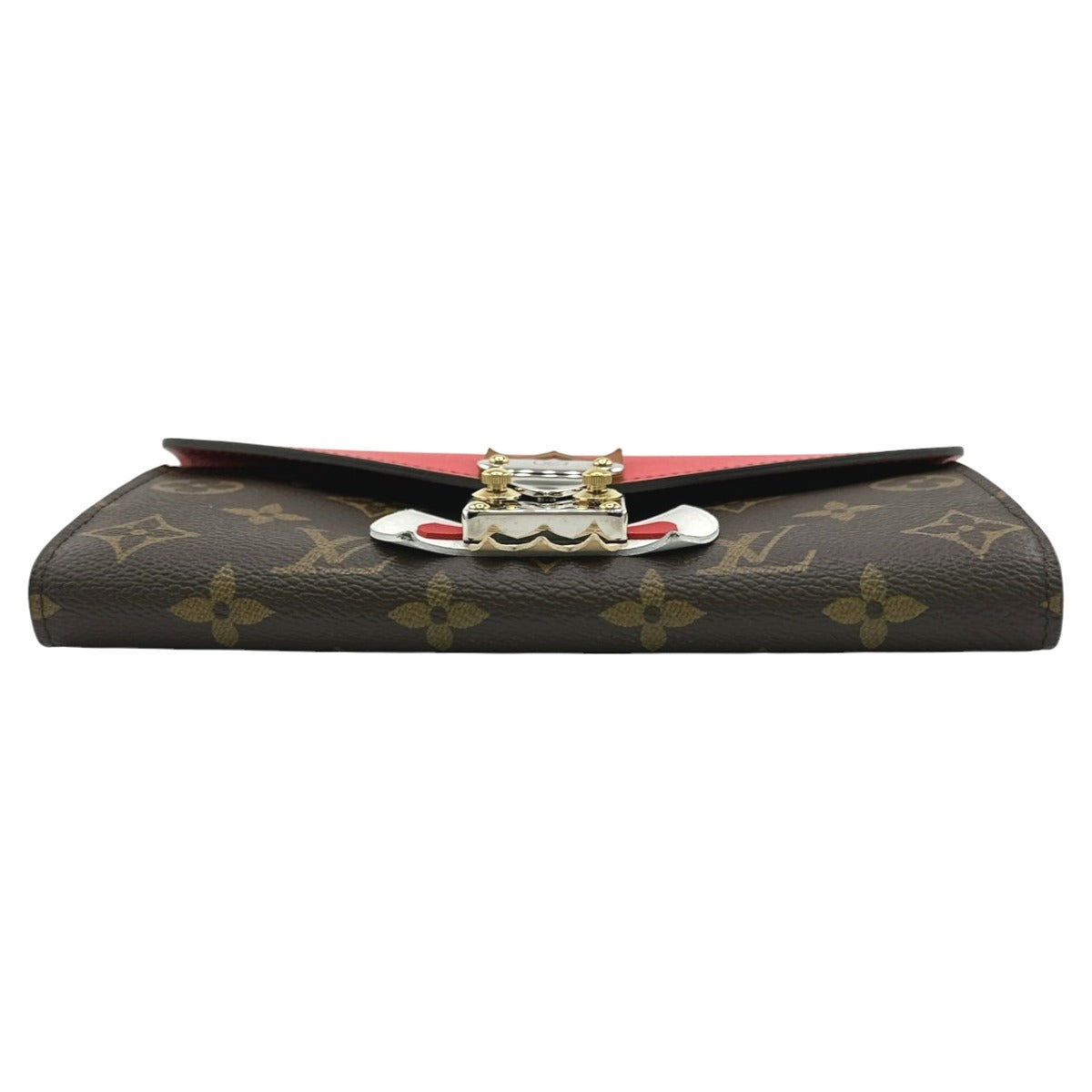 LOUIS VUITTON Long Wallet Purse M60791 Monogram canvas Brown Long Wallet Purse Monogram Portefeuille Sarah Tribal Mask Women