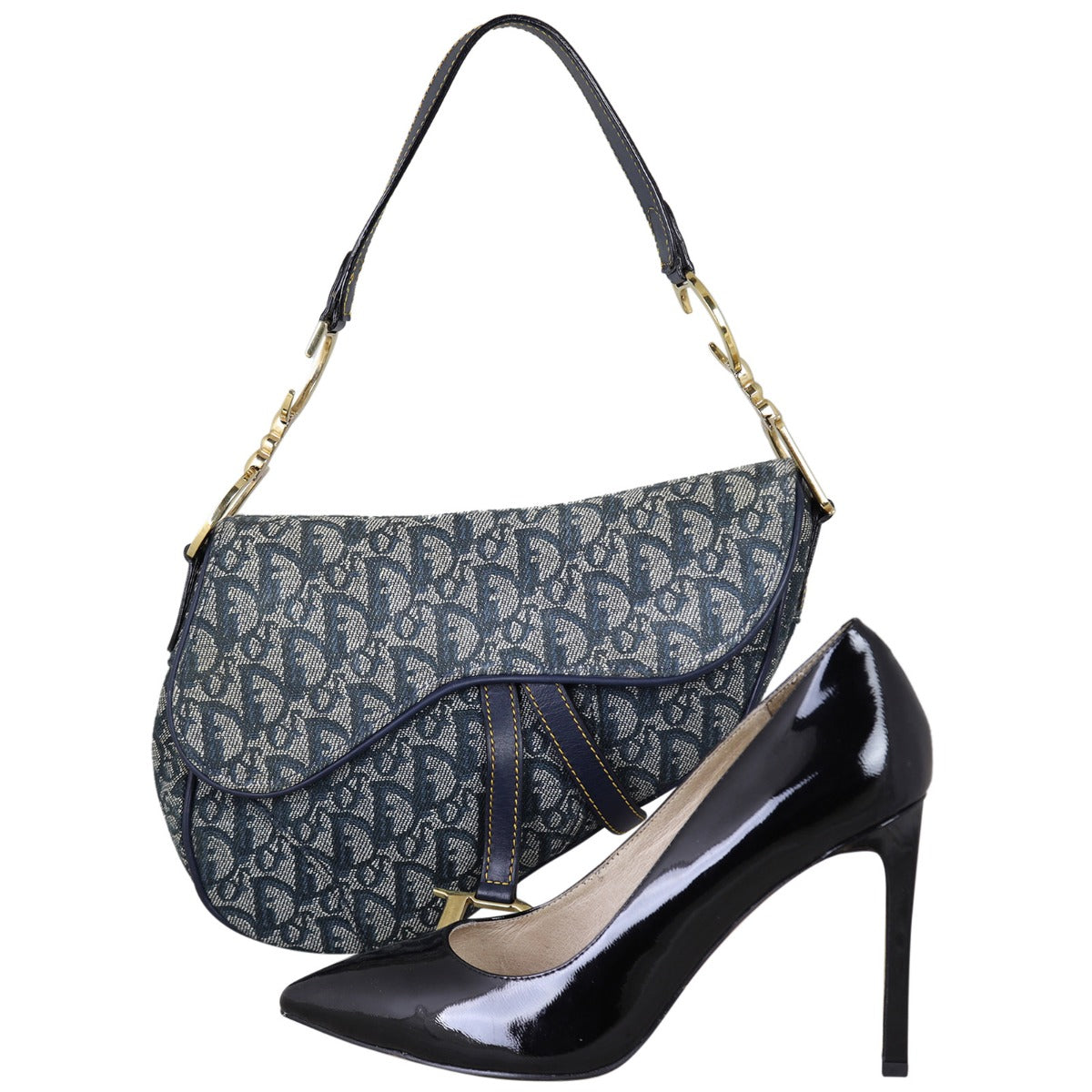 Dior Vintage Saddle Bag Oblique