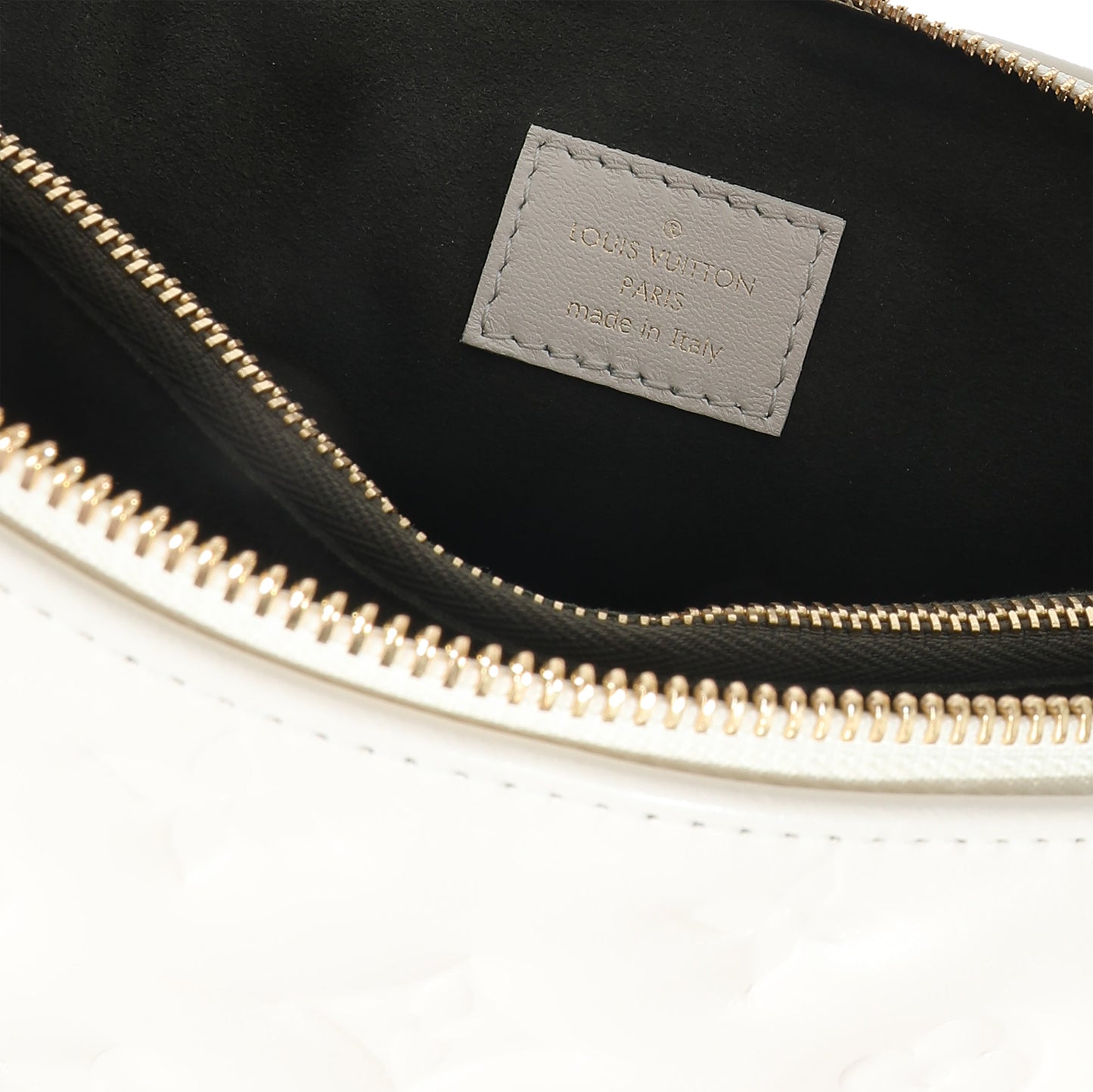 Louis Vuitton Louis Vuitton Cream Puffy Lambskin Monogram Coussin PM