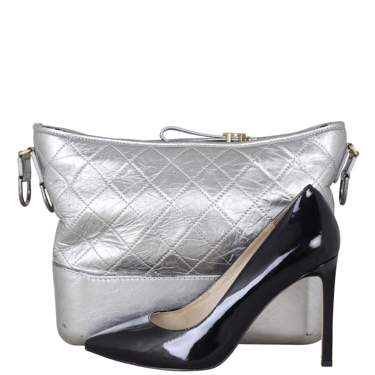 Chanel Gabrielle Hobo Large | Silver