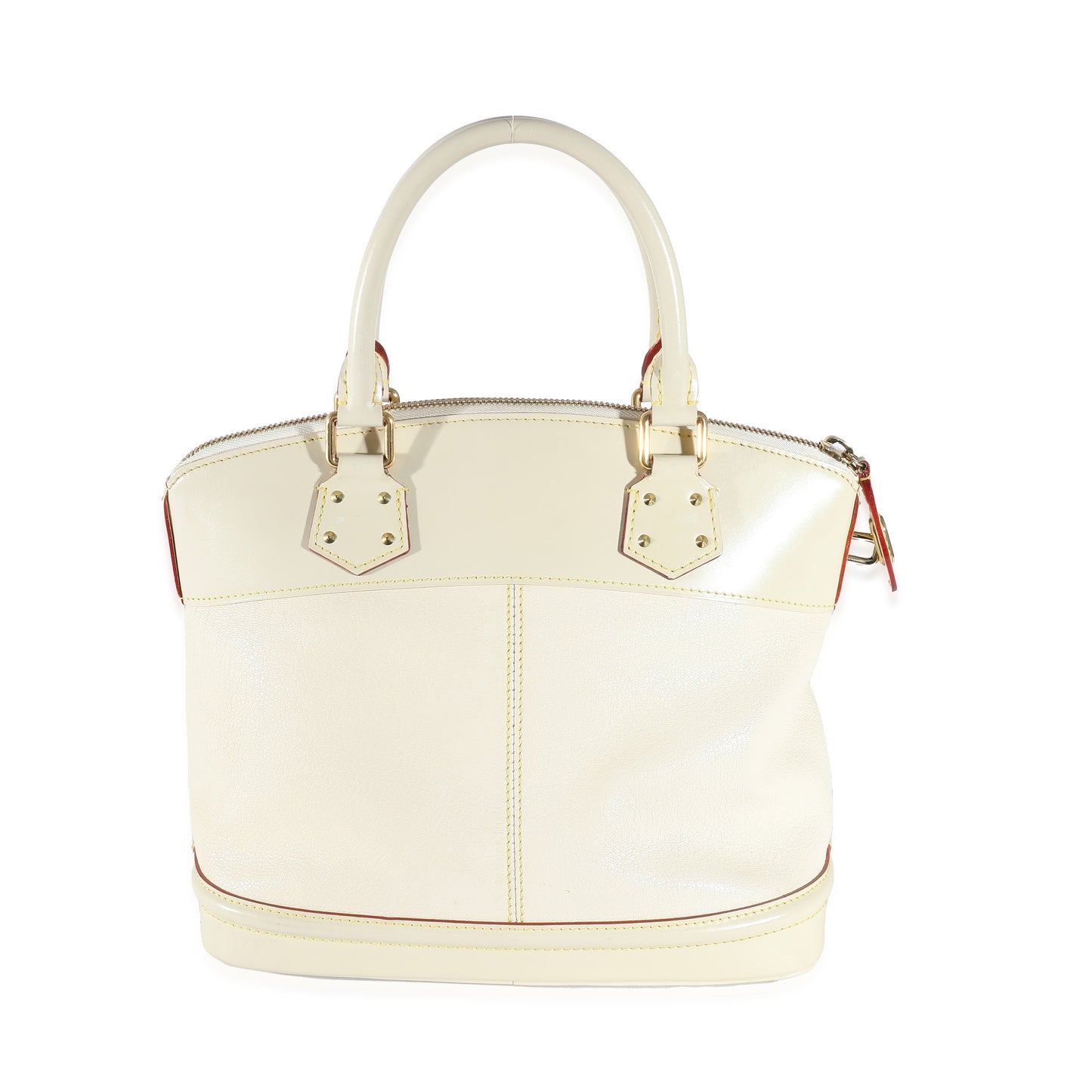 Louis Vuitton Louis Vuitton White Leather Suhali Lockit PM