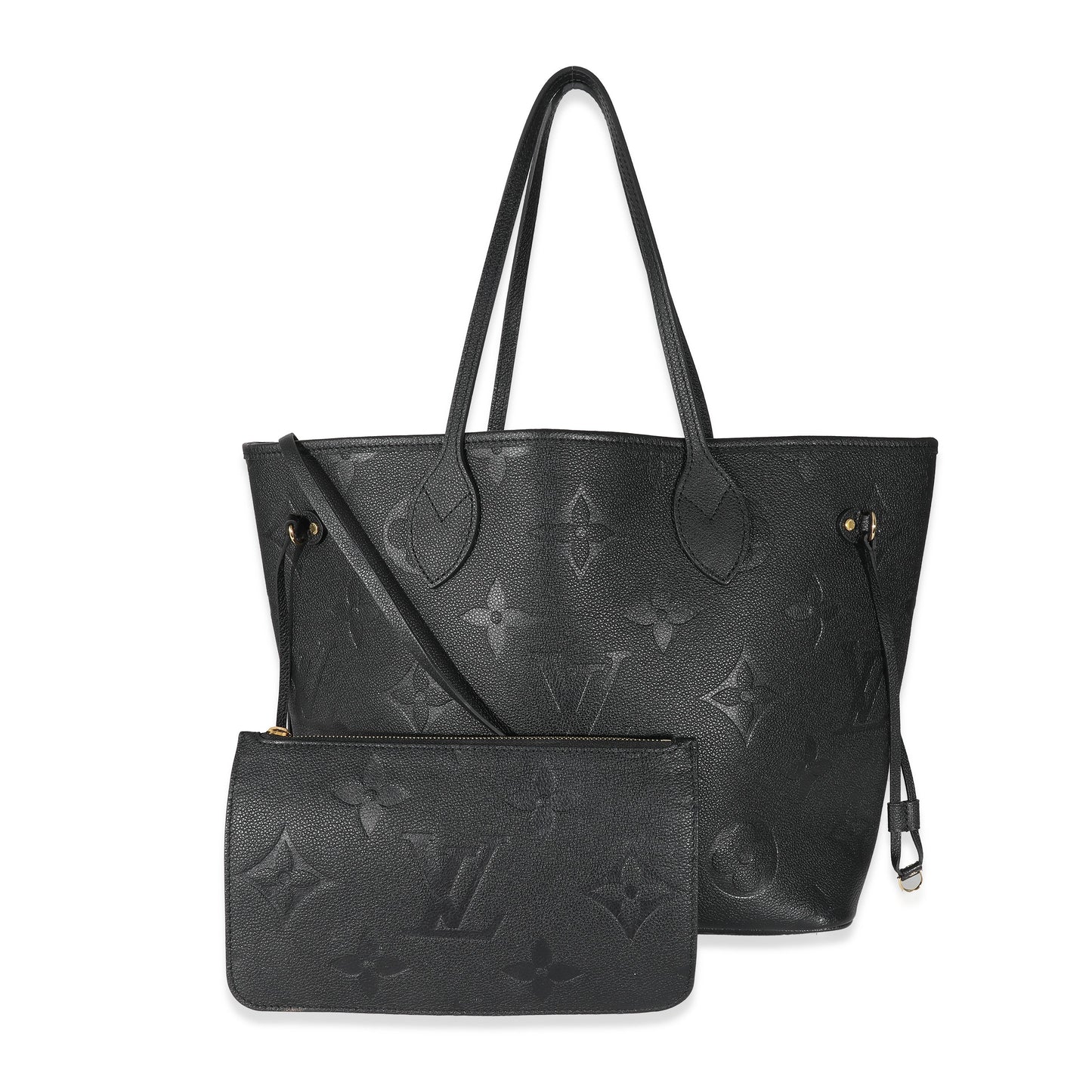 Louis Vuitton Louis Vuitton Black Empreinte Neverfull MM