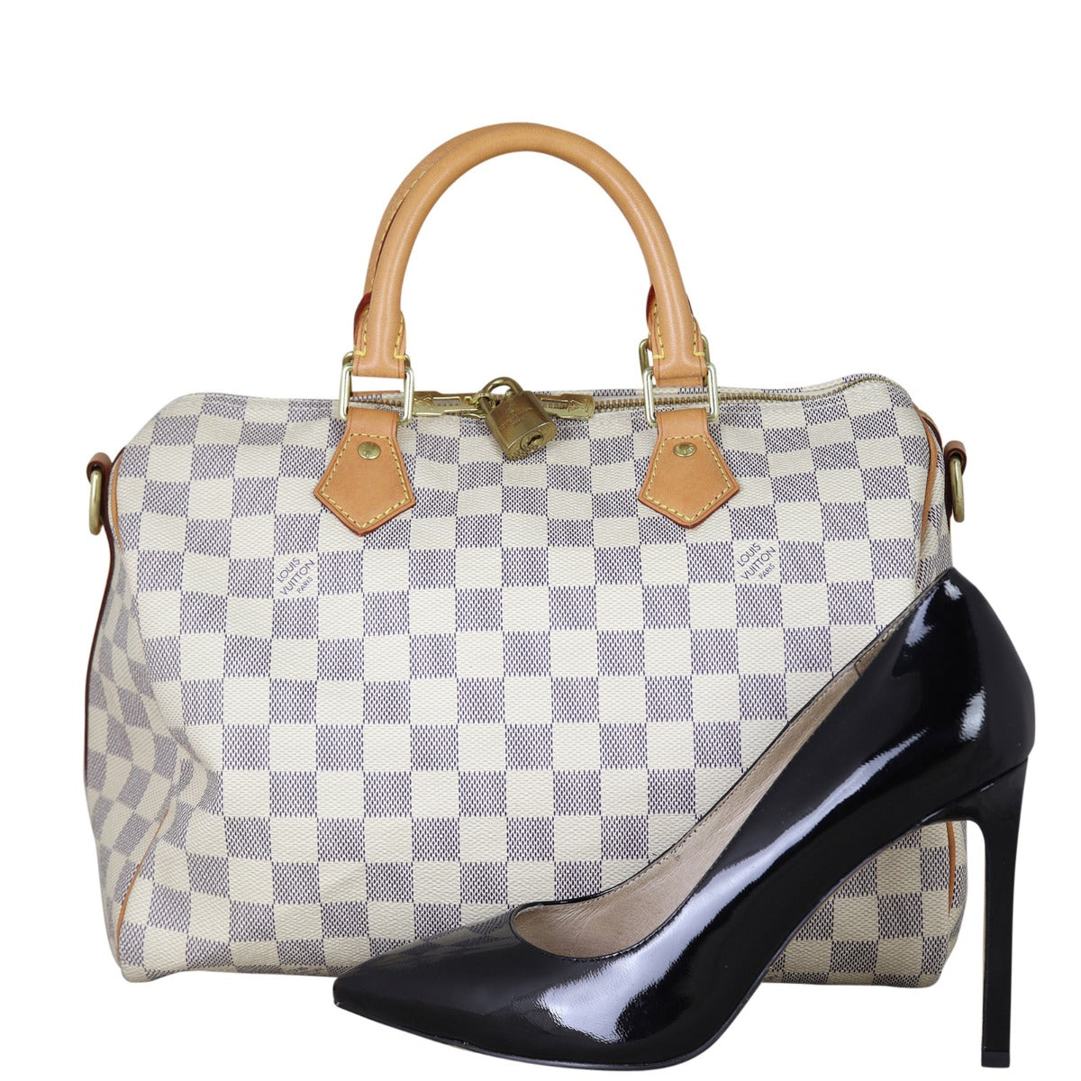 Louis Vuitton Speedy 30 Bandouliere Damier Azur
