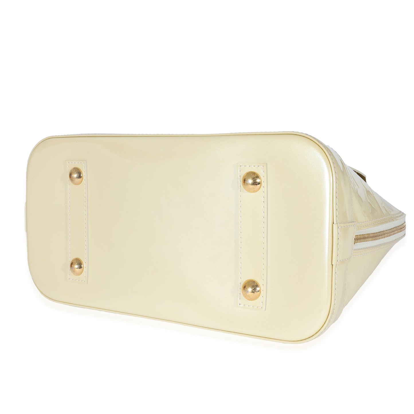 Louis Vuitton Louis Vuitton Blanc Corail Monogram Vernis Alma PM