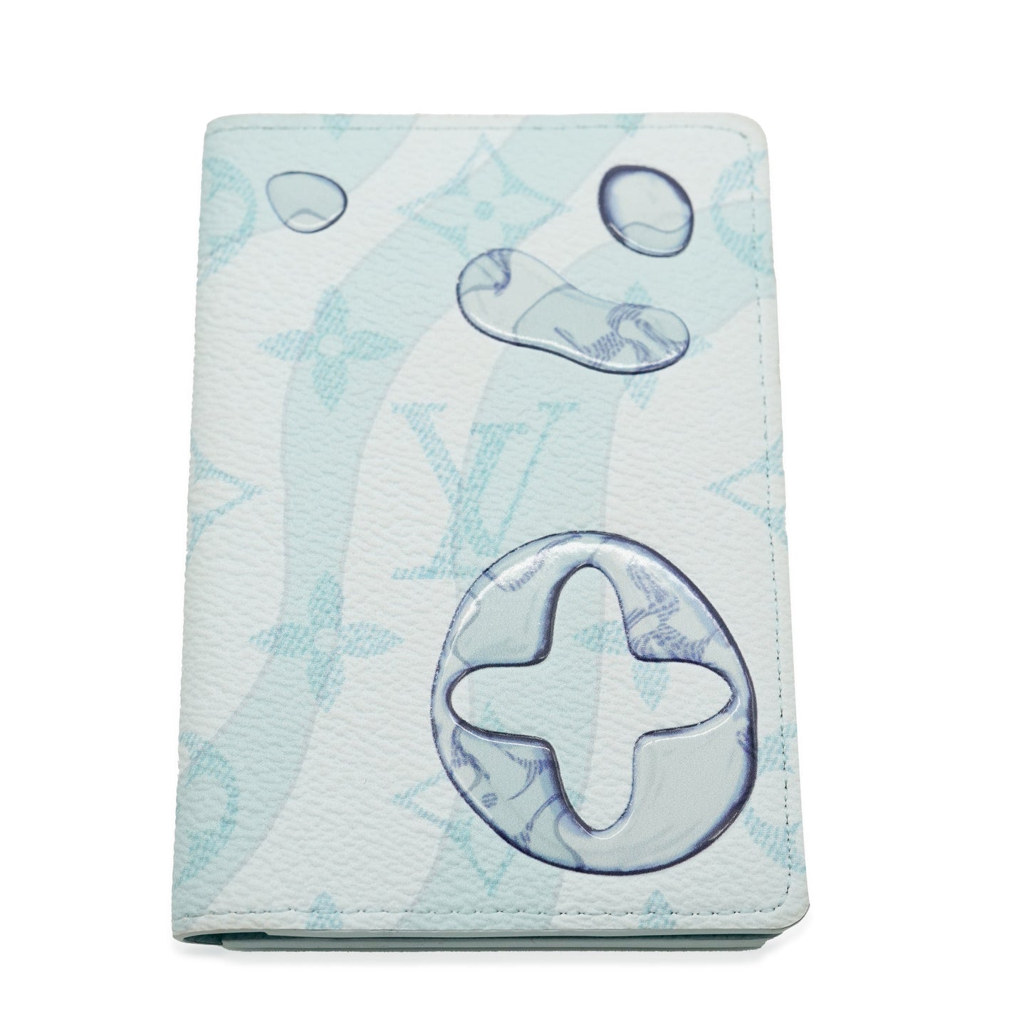 Louis Vuitton Louis Vuitton Crystal Blue Monogram Aquagarden Coated Canvas Pocket Organizer