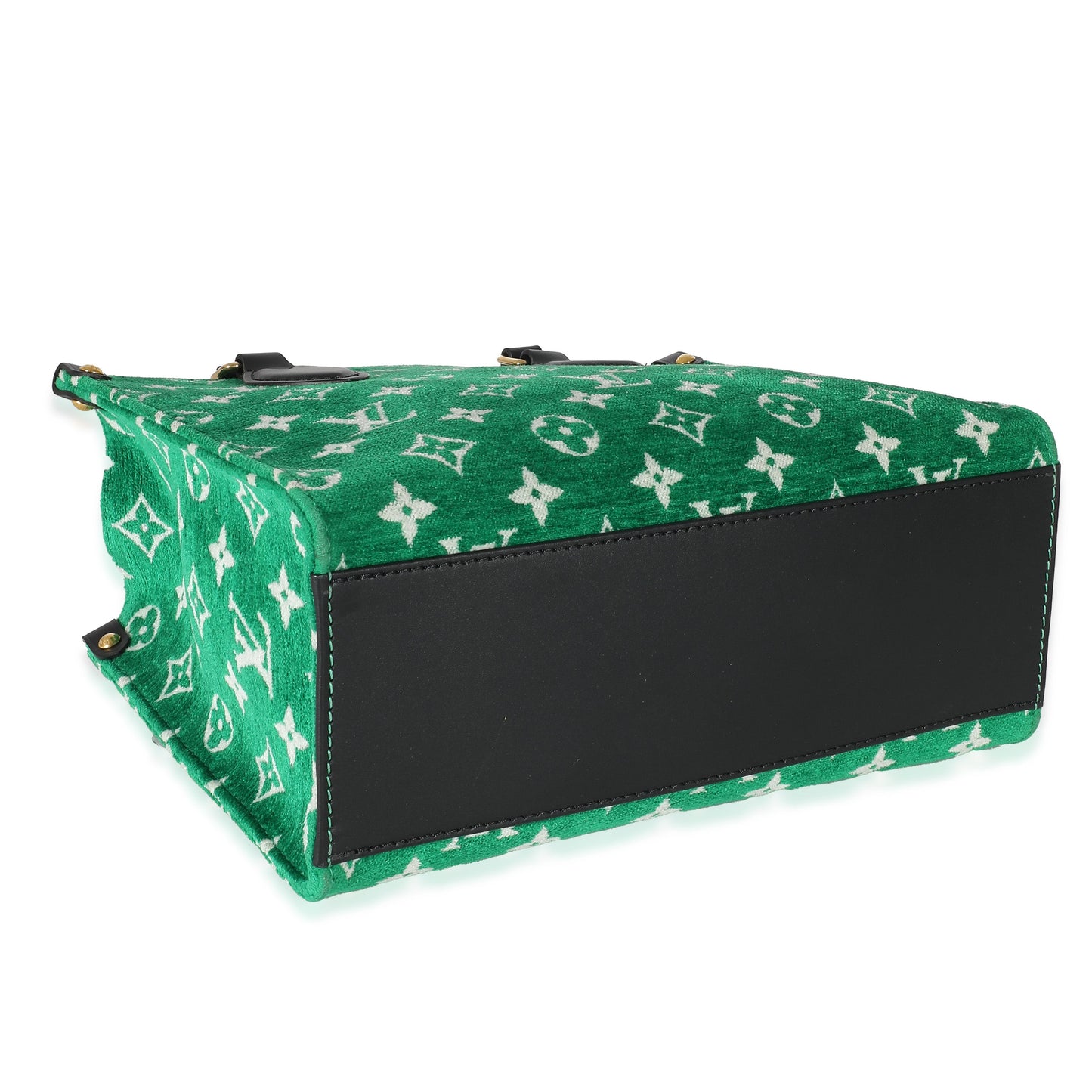 Louis Vuitton Louis Vuitton Green Jacquard LV Match Monogram Velvet Onthego PM