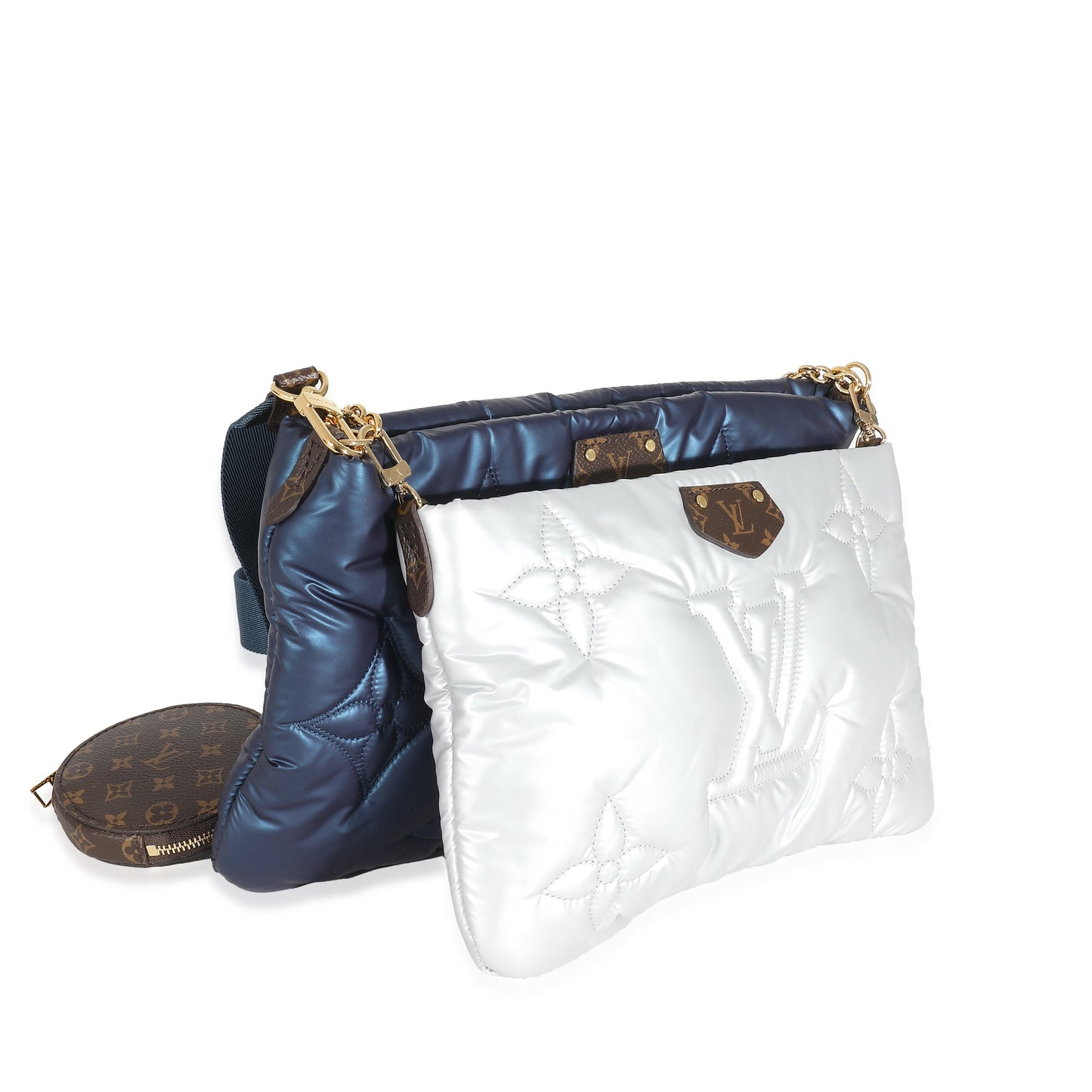 Louis Vuitton Louis Vuitton Navy Silver Econyl Maxi Multi Pochette Accessoires