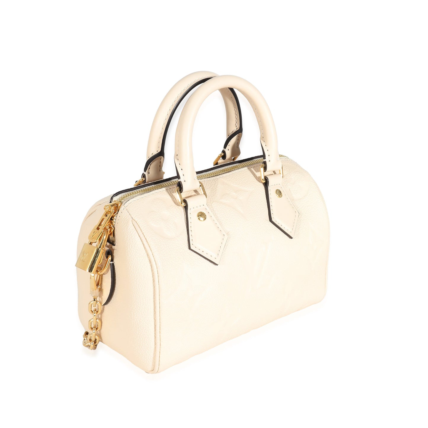 Louis Vuitton Louis Vuitton Creme Empreinte Speedy Bandoulière 20