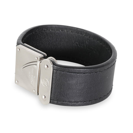 Louis Vuitton Nomade Koala Black Sier Tone Bracelet