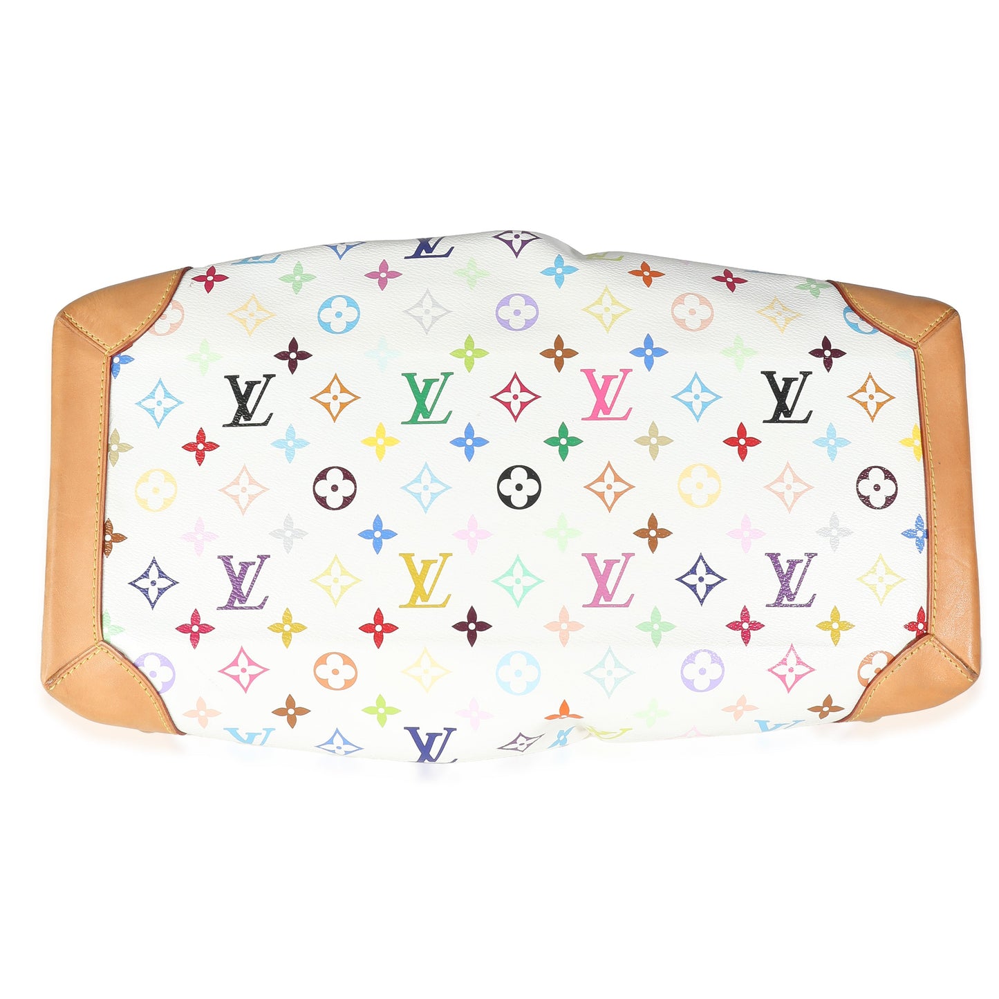 Louis Vuitton x Takashi Murakami White Multicolor Canvas Ursula