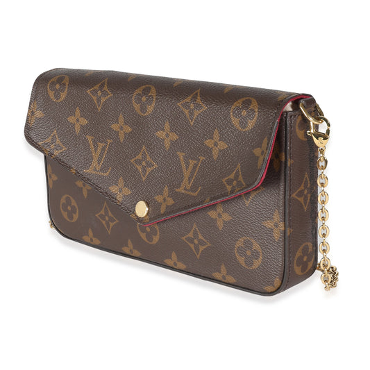 Louis Vuitton Fuchsia Monogram Canvas Felicie Pochette