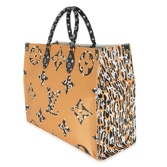 Louis Vuitton Ivory Monogram Giant Canvas Jungle Onthego GM