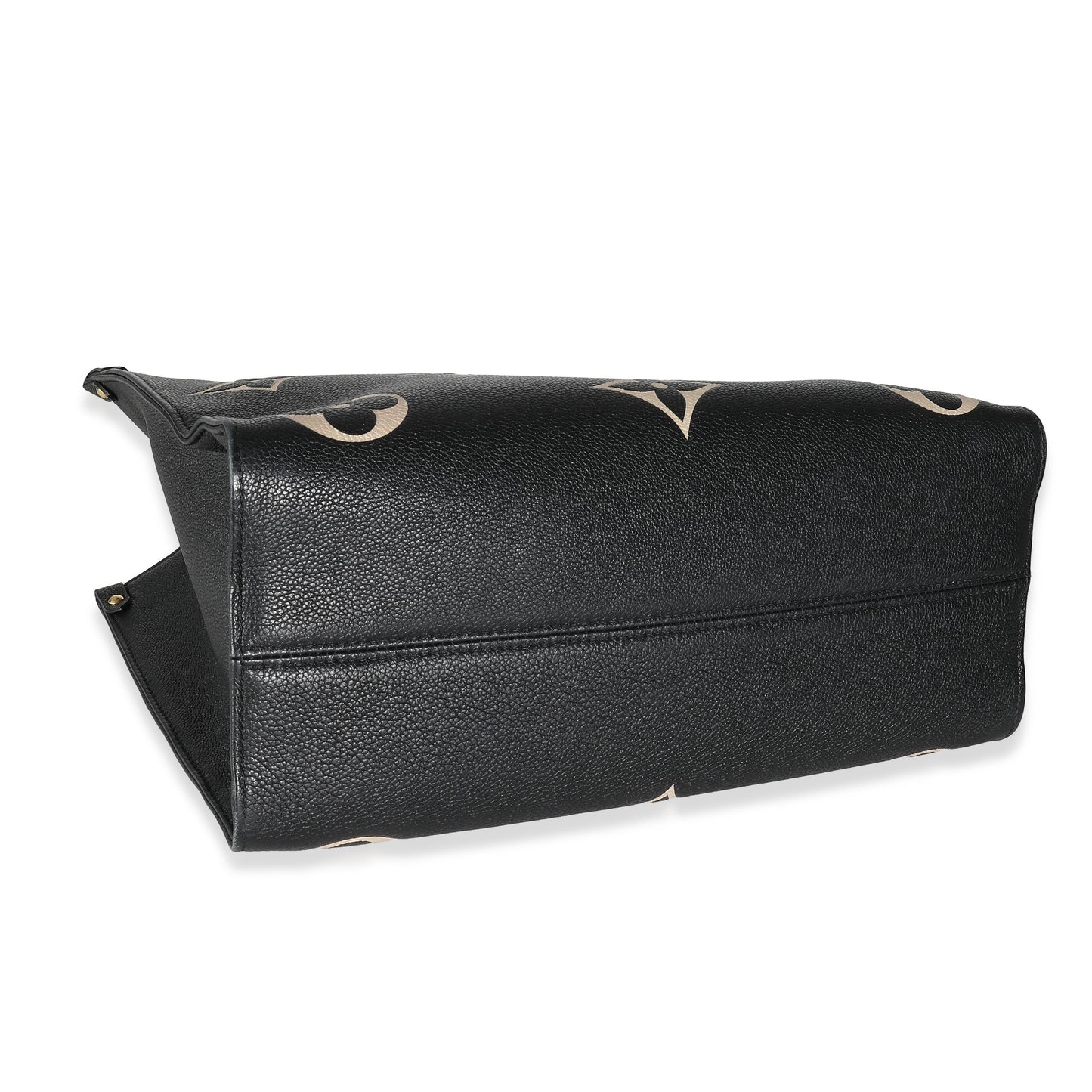 Louis Vuitton Black Beige Monogram Giant Empreinte Onthego MM