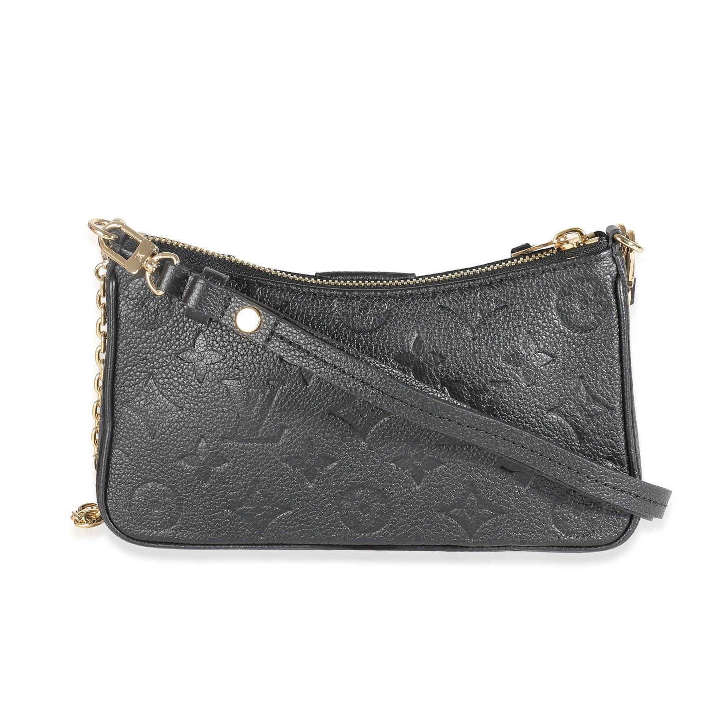 Louis Vuitton Black Monogram Empreinte Easy Pouch On Strap