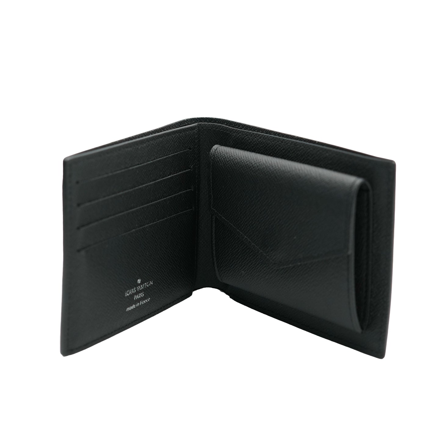 Louis Vuitton Black Taiga Marco Wallet