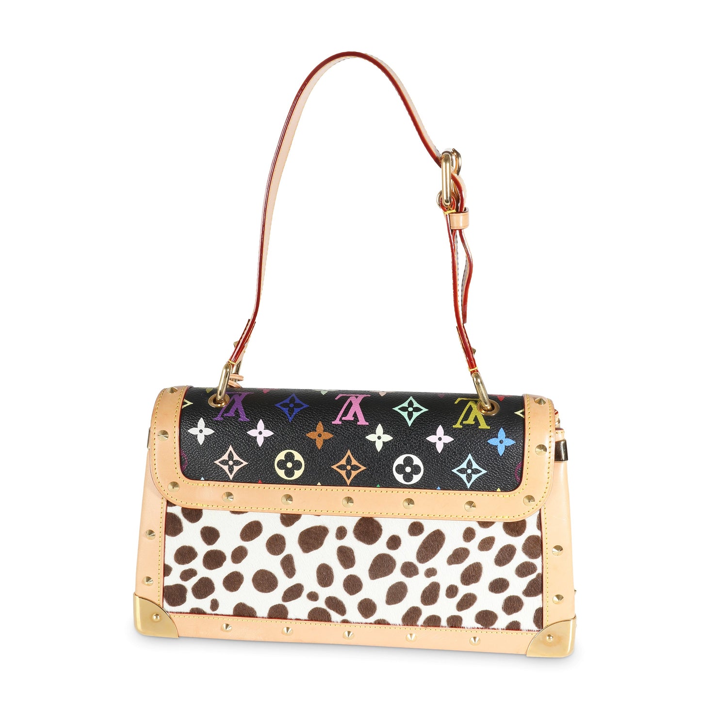 Louis Vuitton Black Multicolor Monogram Canvas Dalmatian Sac Rabat