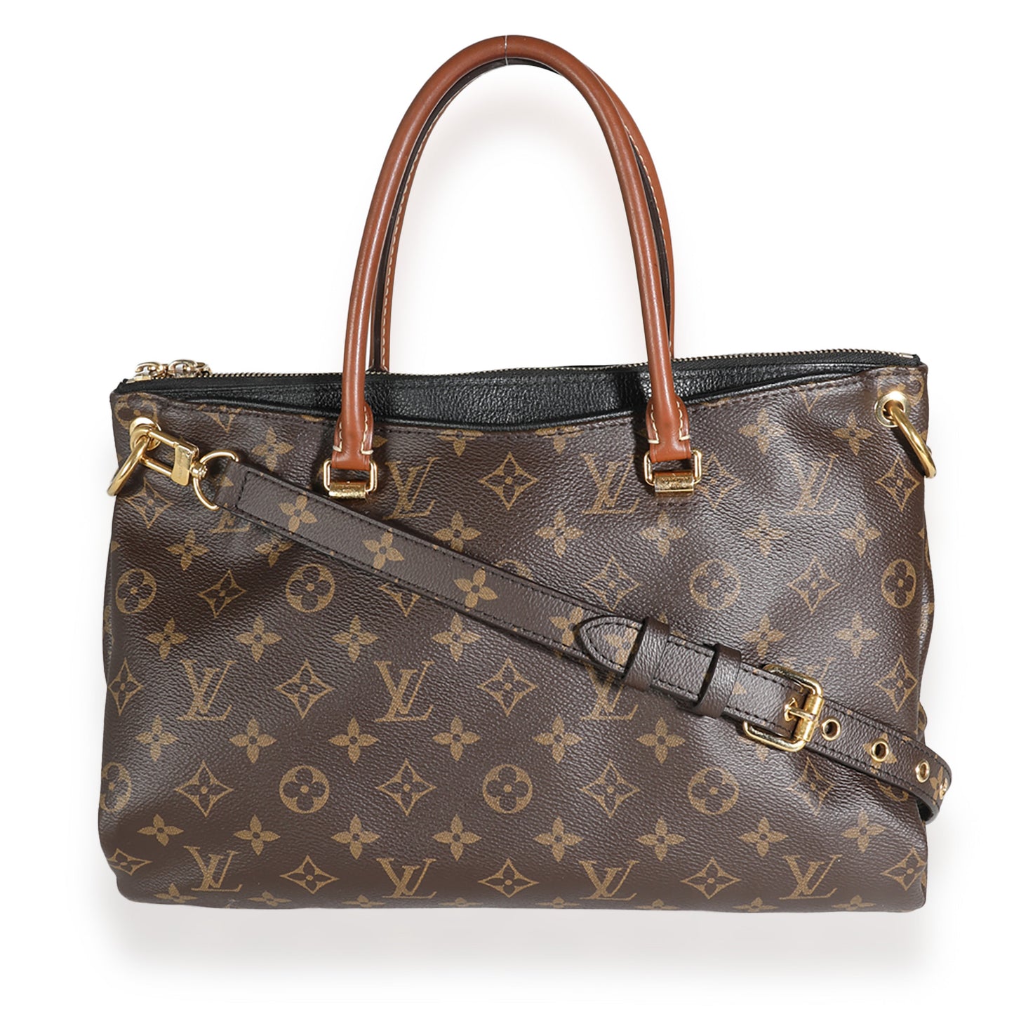Louis Vuitton Black Monogram Canvas Pallas MM