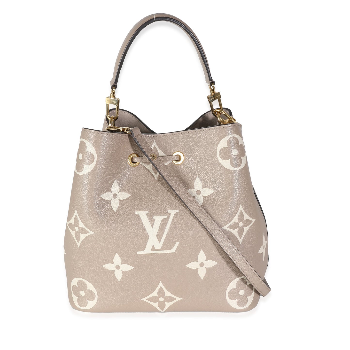 Louis Vuitton Tourterelle Creme Giant Monogram Empreinte NeoNoe MM