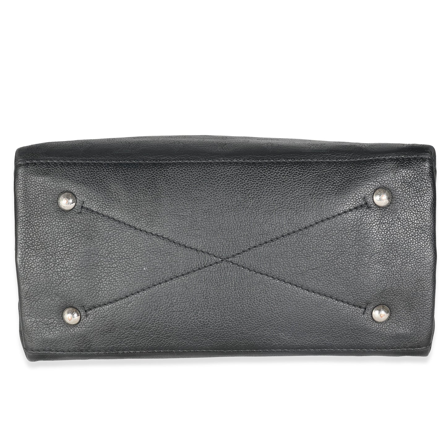 Louis Vuitton Black Mahina Carmel Hobo