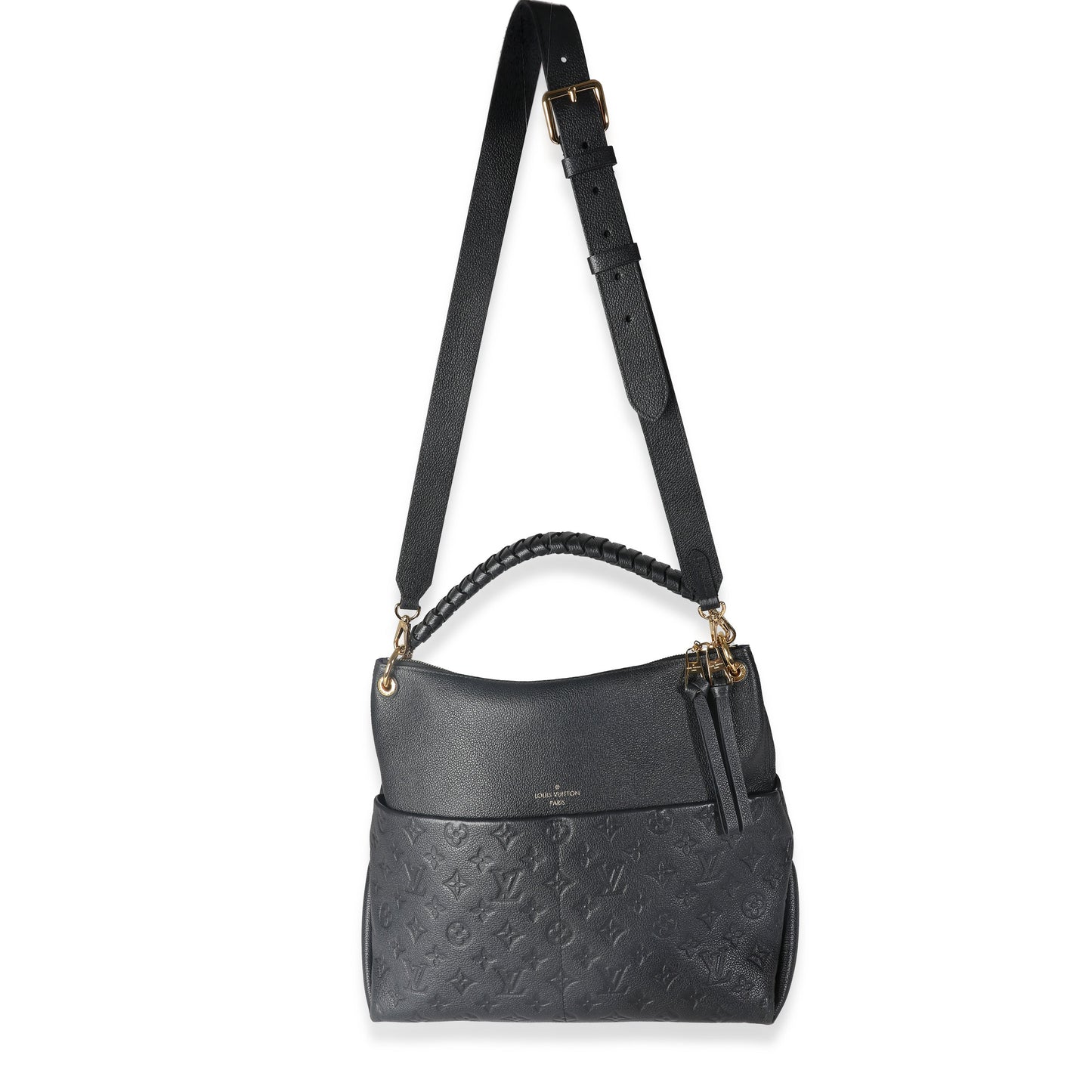 Louis Vuitton Black Monogram Empreinte Maida Hobo