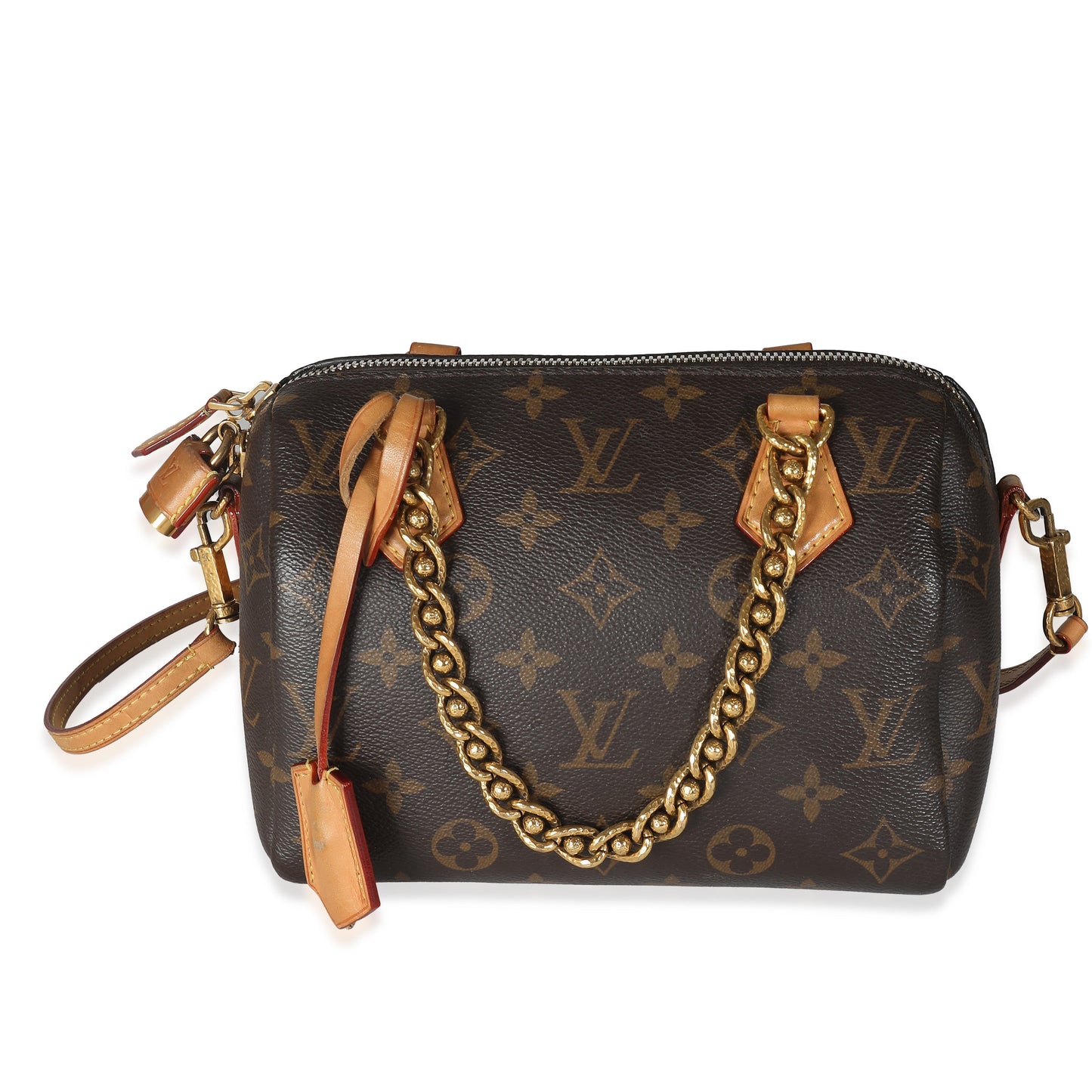 Louis Vuitton Monogram Canvas Chain Speedy 20