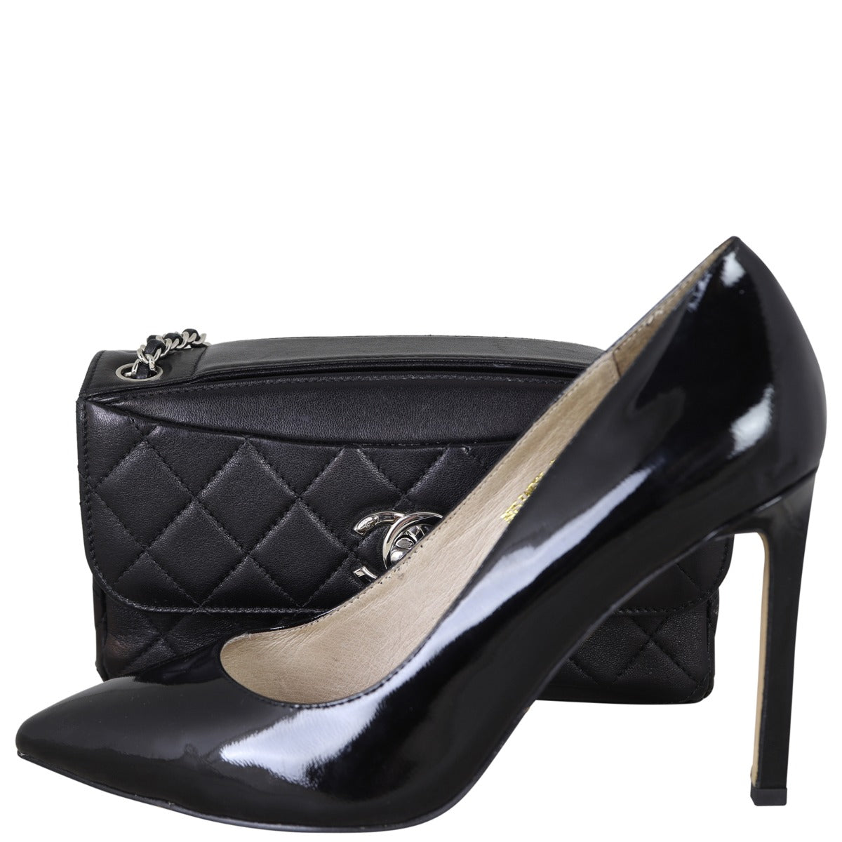 Chanel CC Single Flap Bag | Silver Hardware