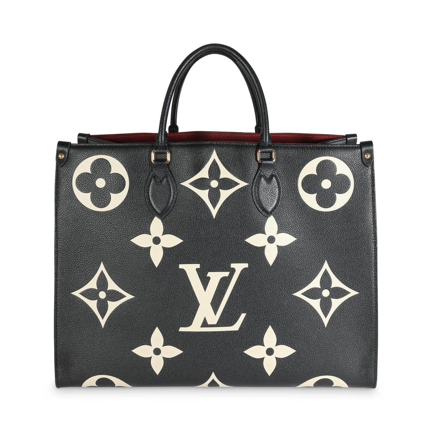 Louis Vuitton Beige Black Giant Empreinte Onthego GM