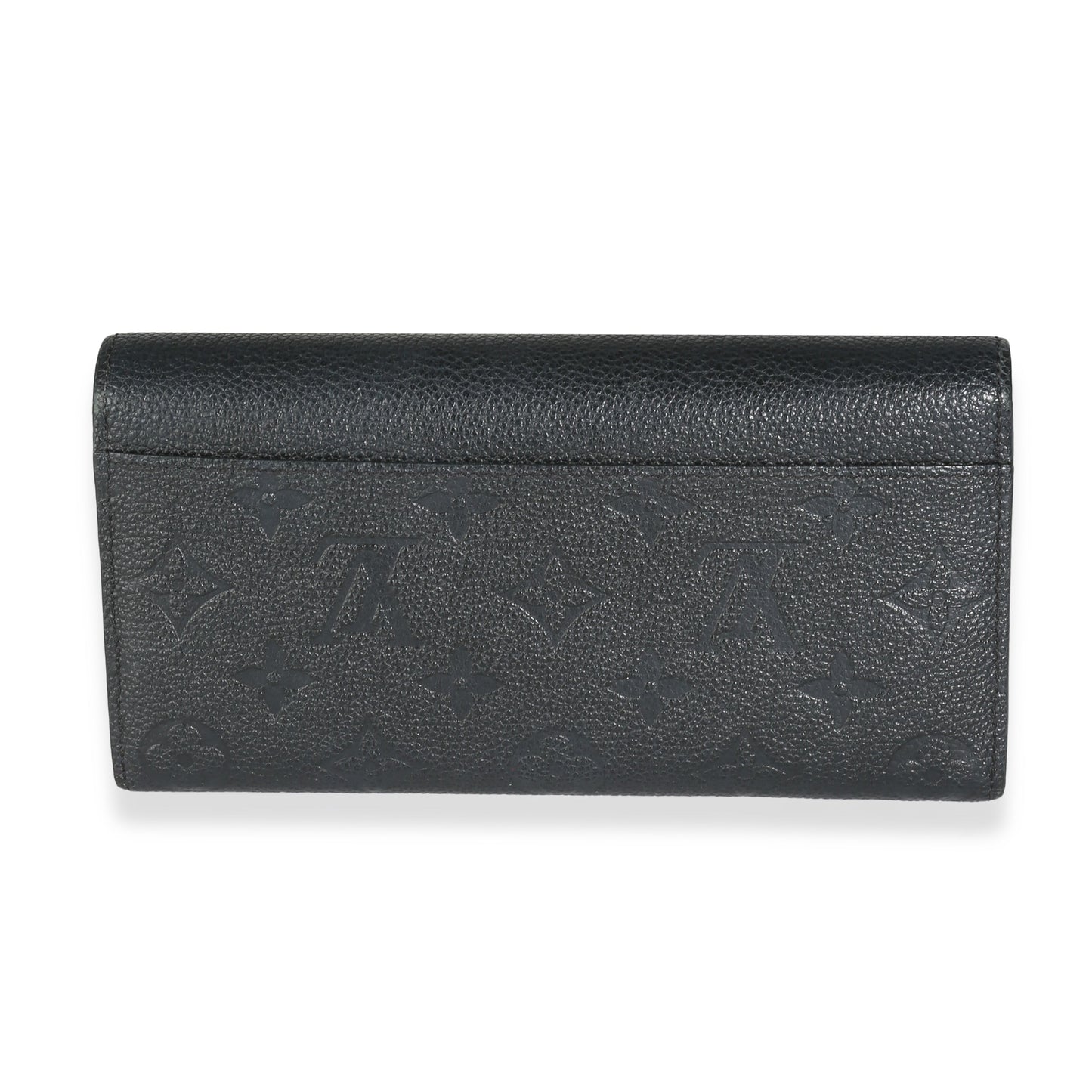 Louis Vuitton Black Monogram Empreinte Sarah Wallet