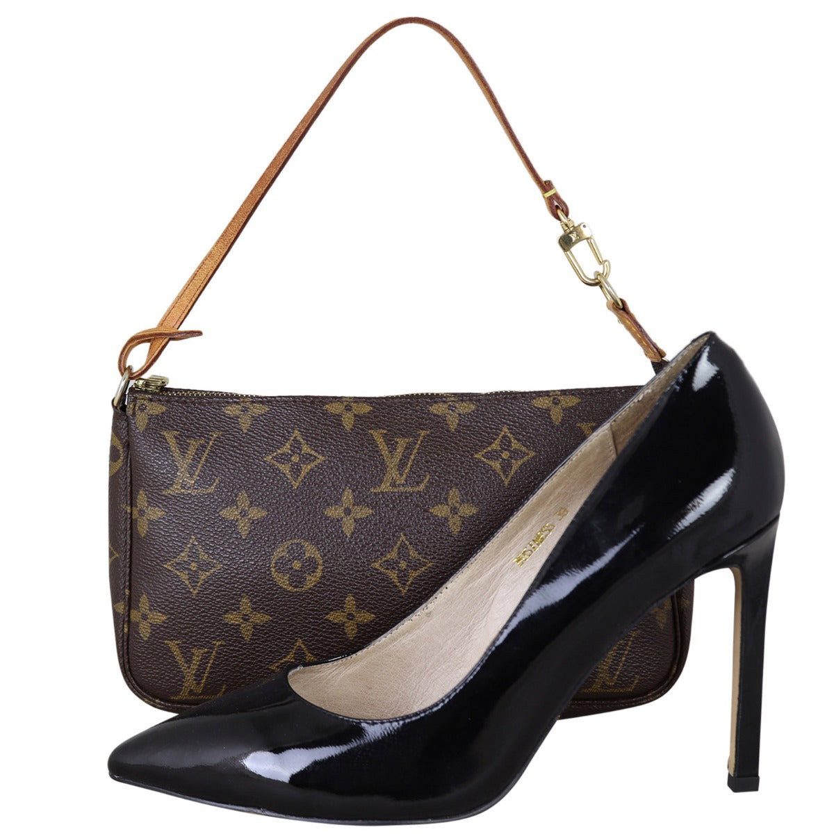 Louis Vuitton Pochette Accessoires Monogram with Long Strap