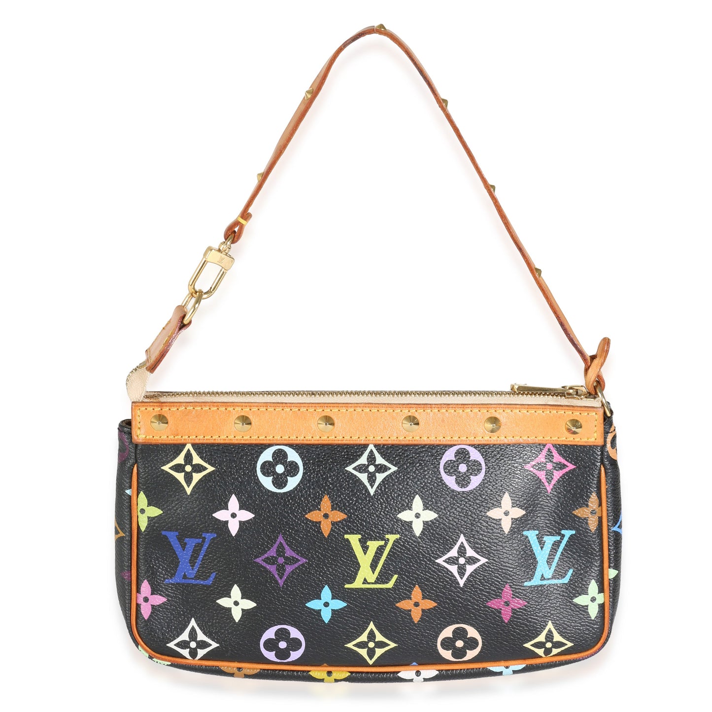 Louis Vuitton Black Multicolor Monogram Canvas Pochette Accessoires
