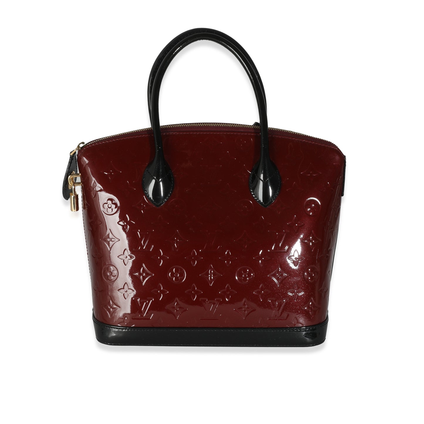 Louis Vuitton Griotte Monogram Vernis Lockit PM