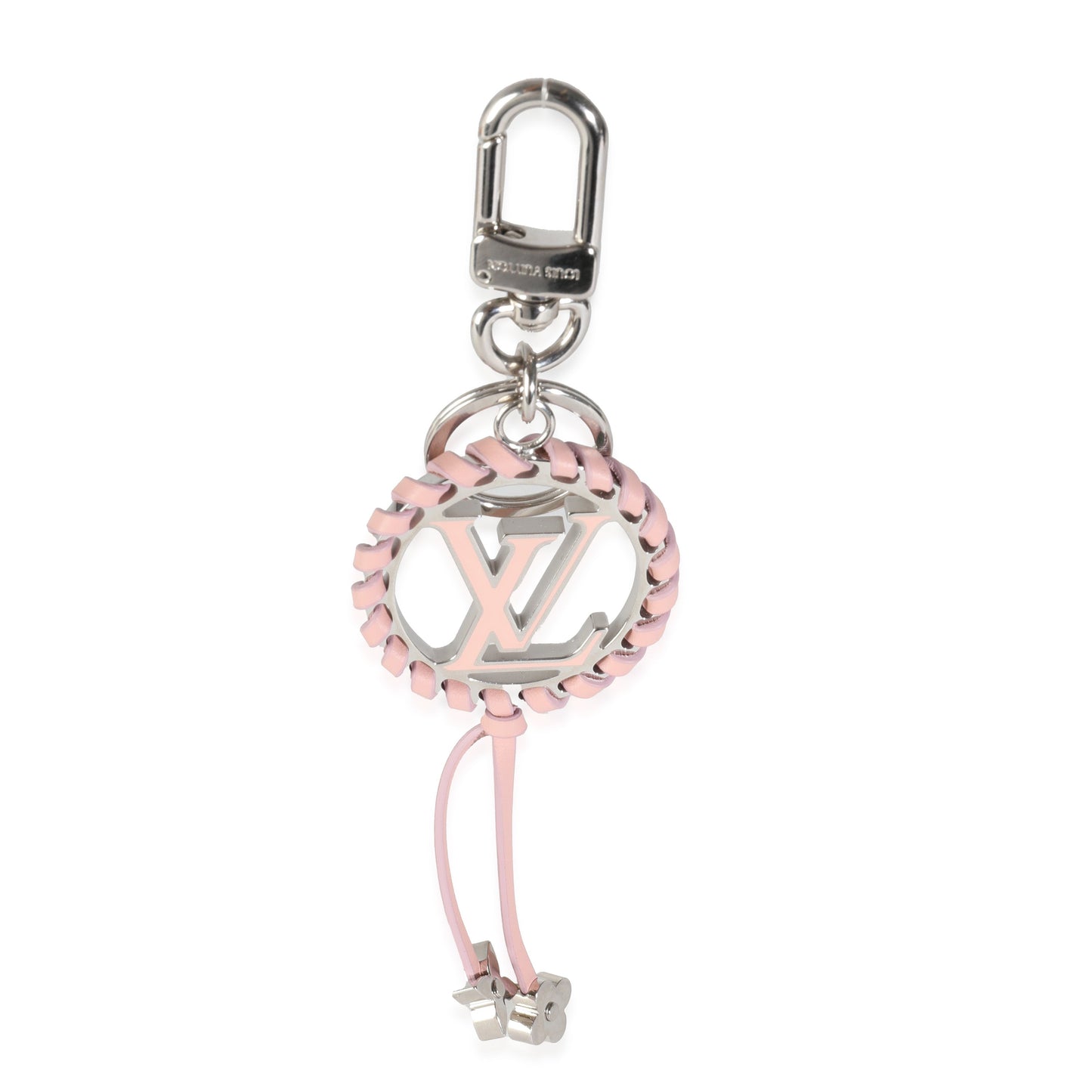 Louis Vuitton Sier Metal Pink Very Bag Charm Key Holder