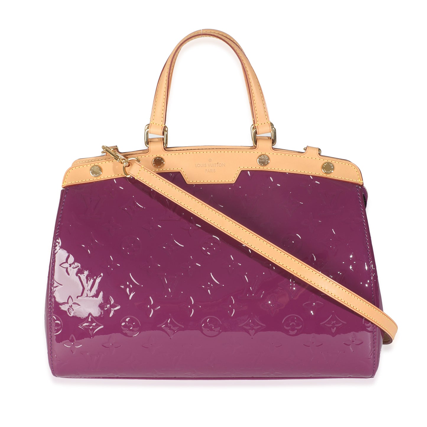 Louis Vuitton Amethyst Monogram Vernis Brea MM