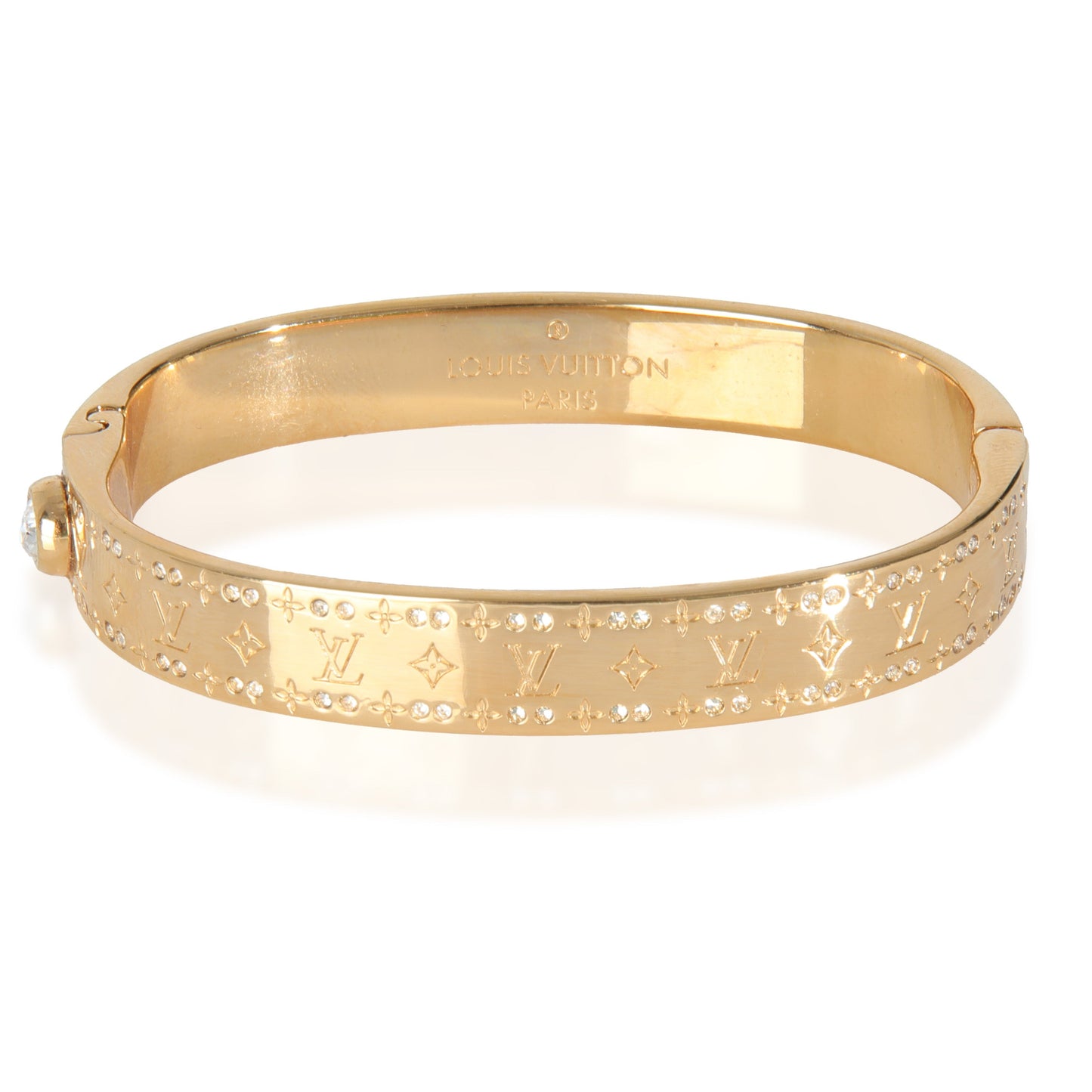 Louis Vuitton Gold-PlatedNanogram Strass Bracelet