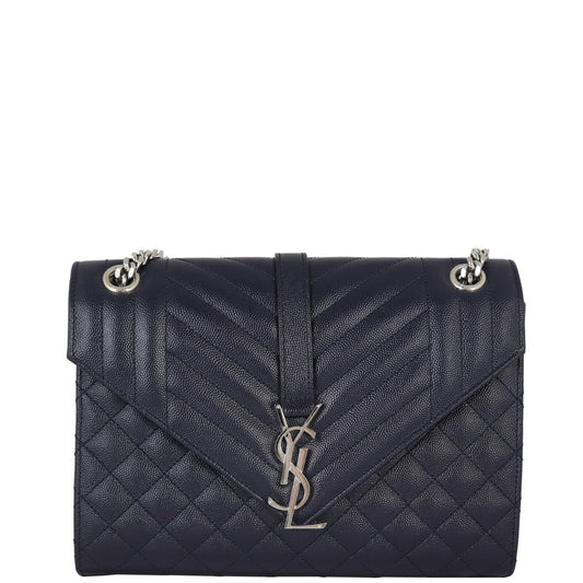 Saint Laurent Monogram Mix Matelasse Envelope Chain Bag Medium