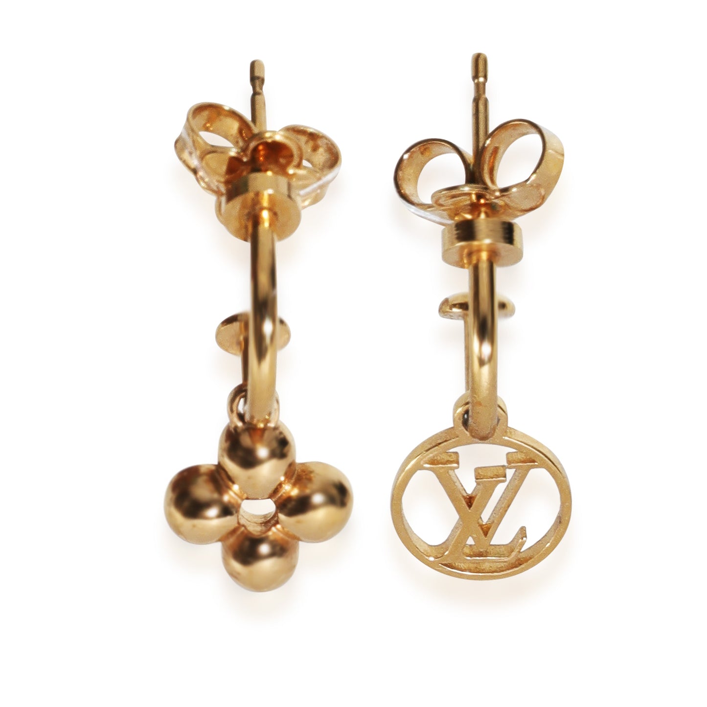 Louis Vuitton Gold-PlatedBlooming Earrings