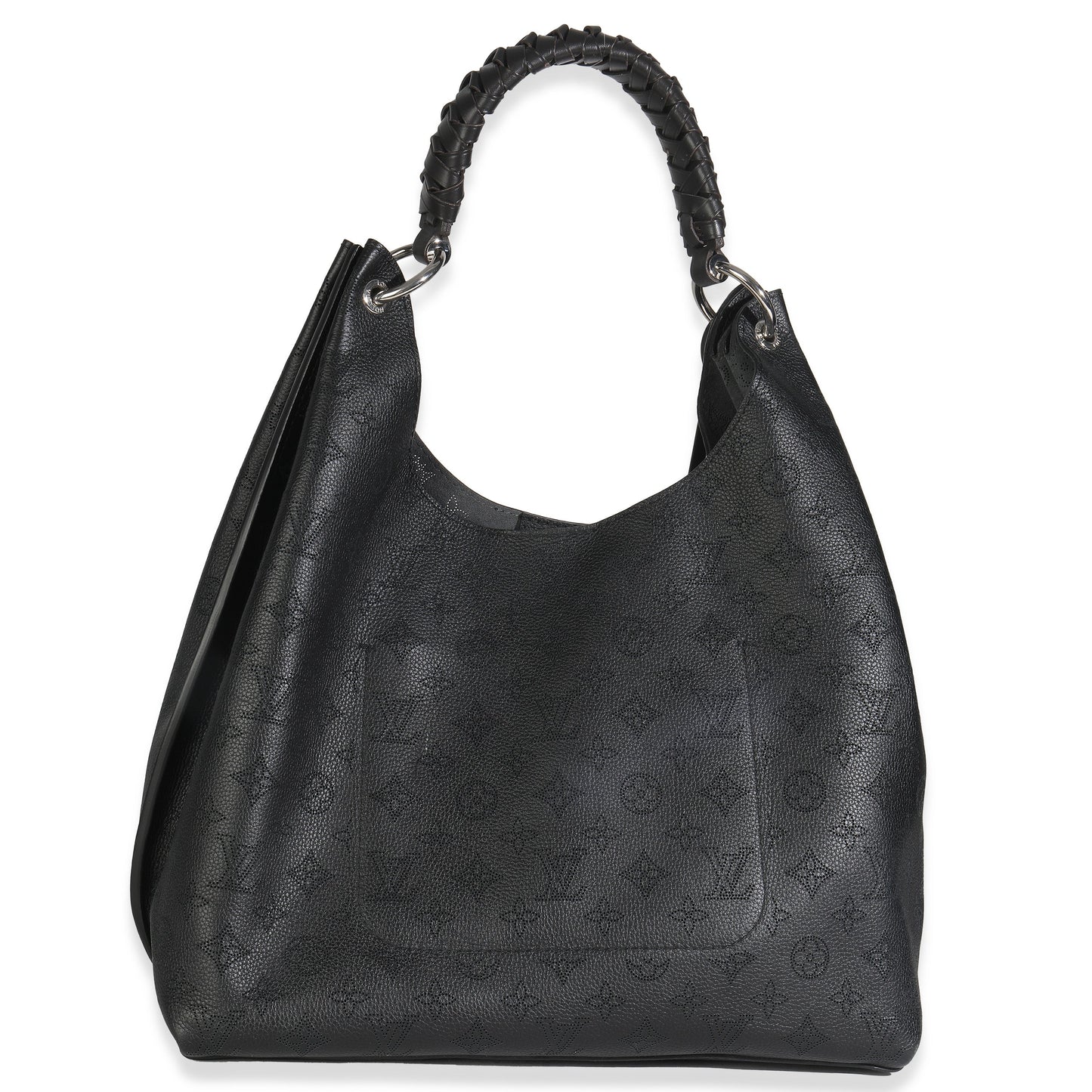 Louis Vuitton Black Monogram Mahina Carmel Hobo